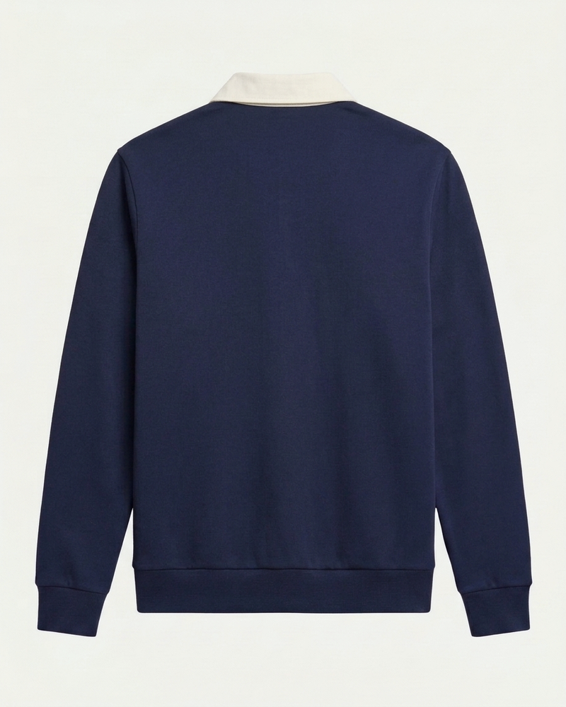 Athens Polo Knit - Navy