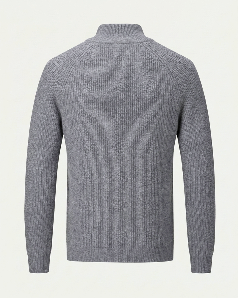 Amalfi Zipper Vest - Grey