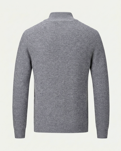 Amalfi Zipper Vest - Grey