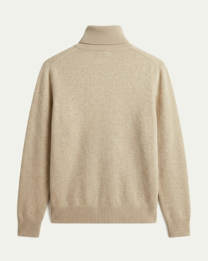 Pisa Wool Turtleneck - Beige