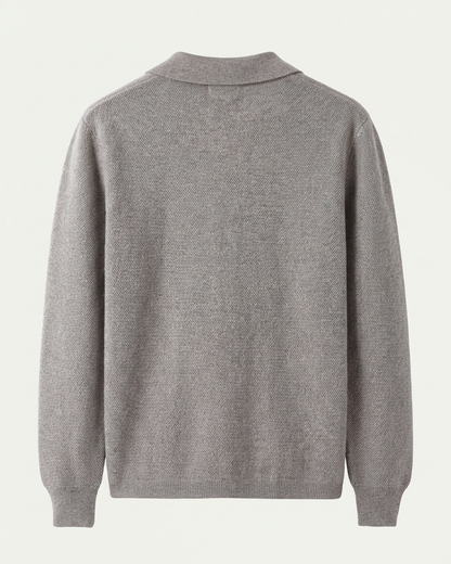 Naples Wool Button Overshirt - Camel