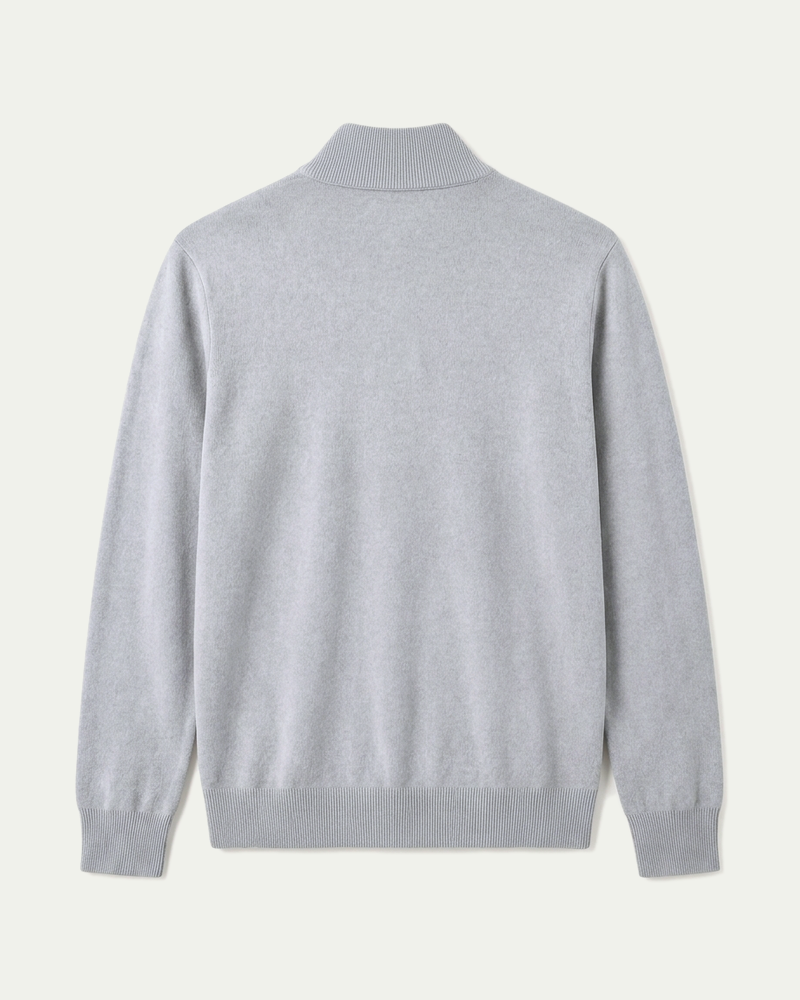 London Quarter Zip - Grey