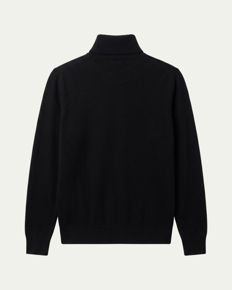 Pisa Wool Turtleneck - Black