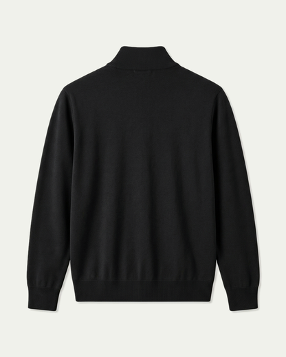 London Quarter Zip - Black