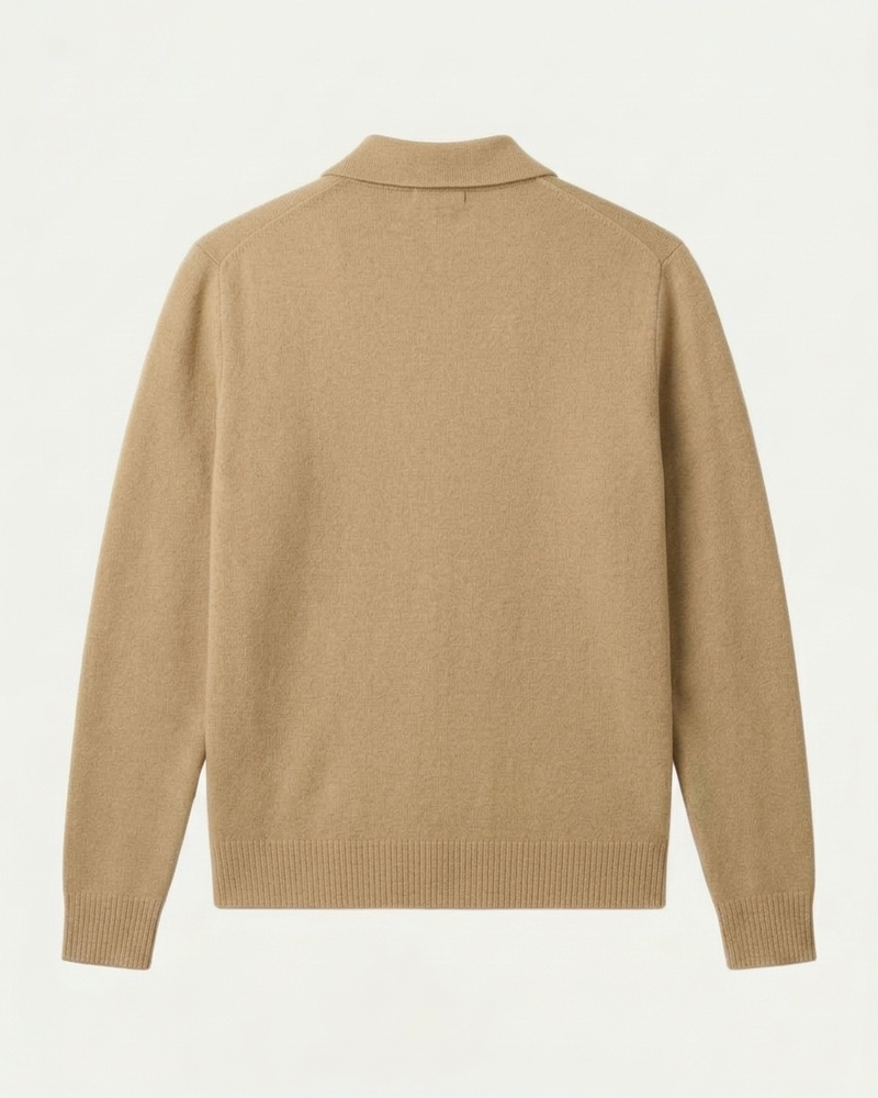 Lisbon Wool Cardigan - Camel