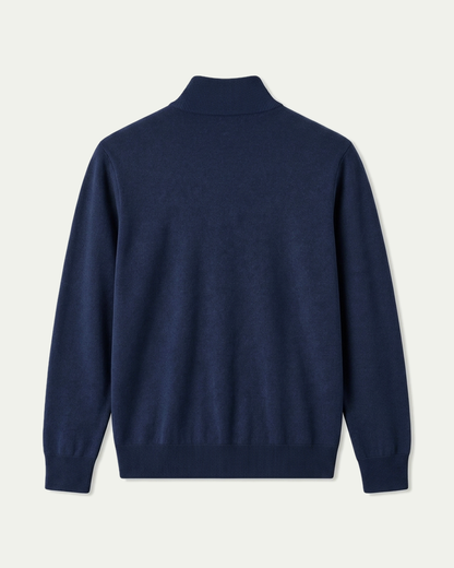 London Quarter Zip - Navy