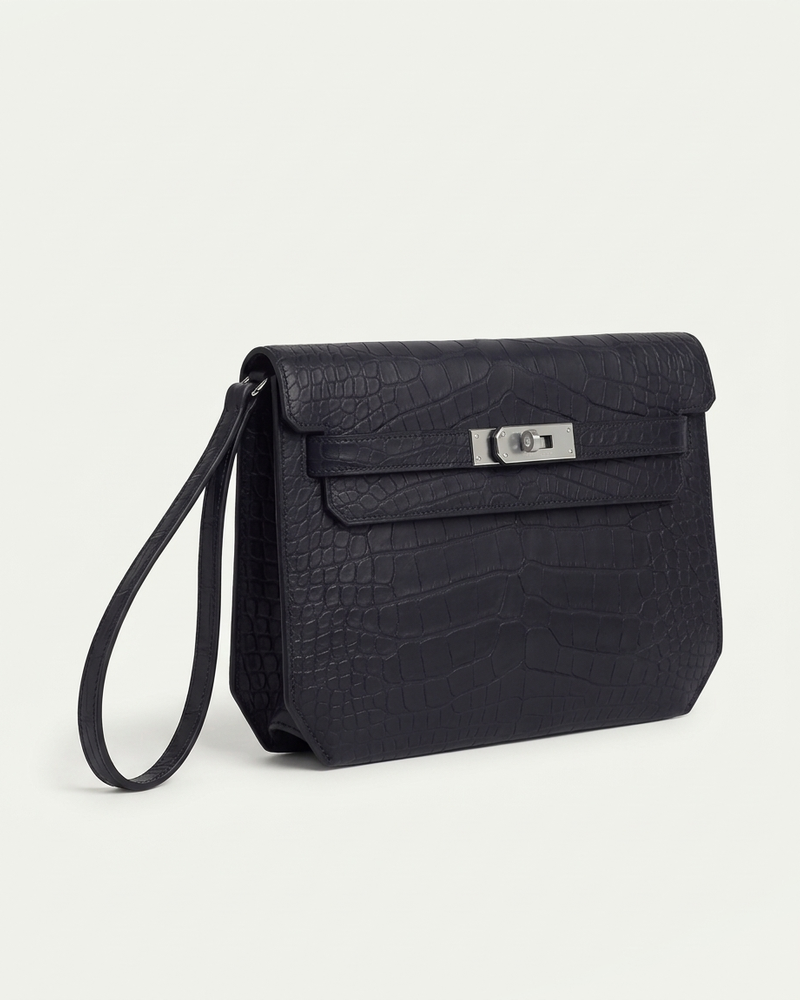 Croco Paris Pochette - Black | LIMITED EDITION
