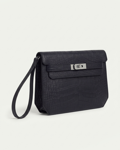Croco Paris Pochette - Black | LIMITED EDITION