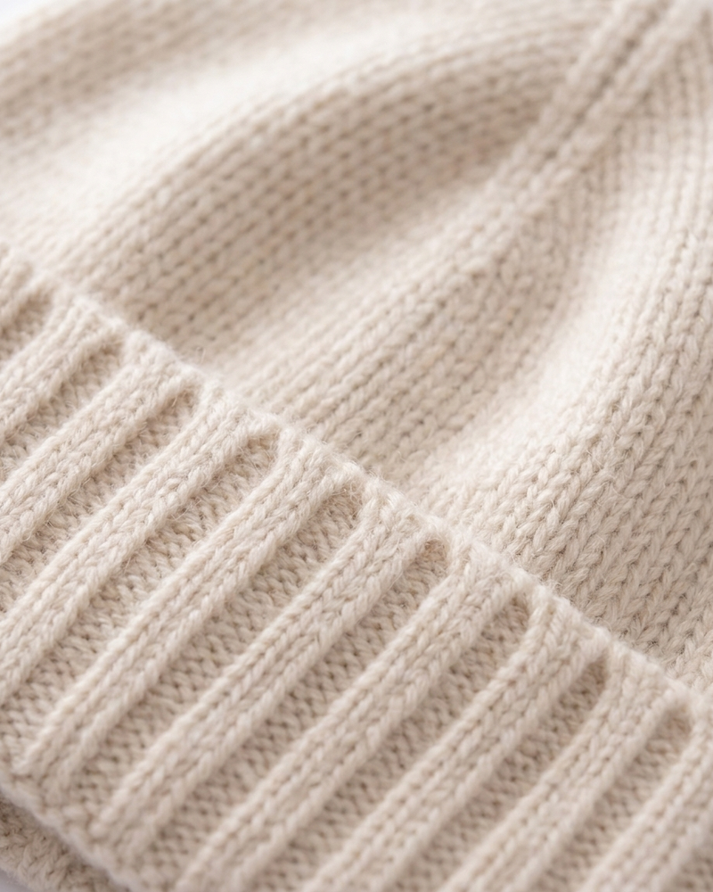 Paris Cashmere Beanie - Sand
