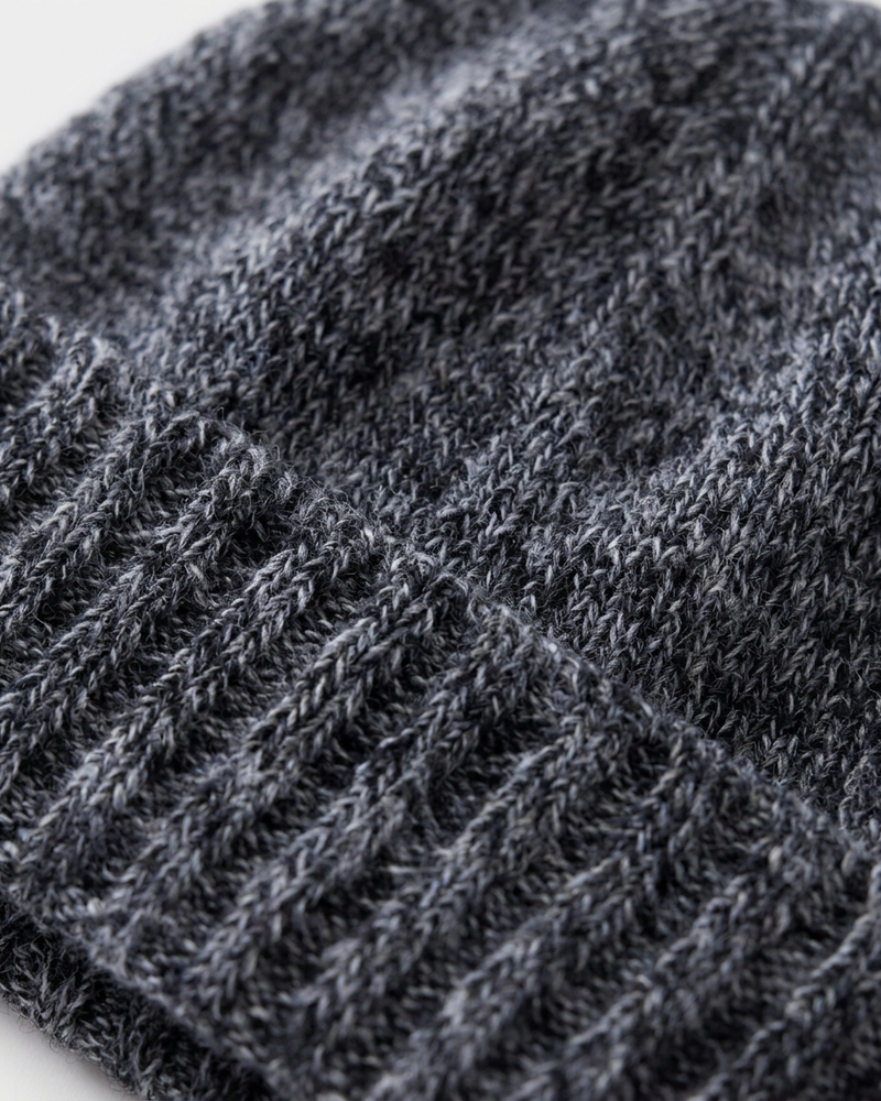 Paris Cashmere Beanie - Charcoal Heater
