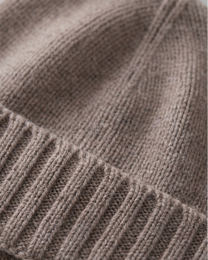 Paris Cashmere Beanie - Beige