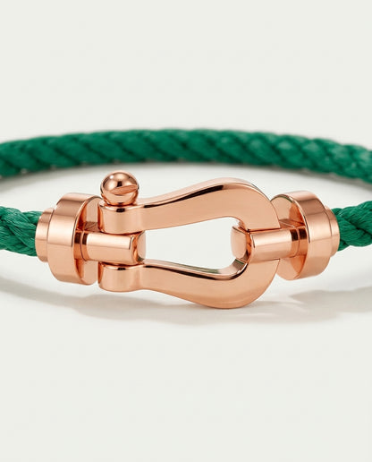 Davos Bracelet Green / Rose Gold