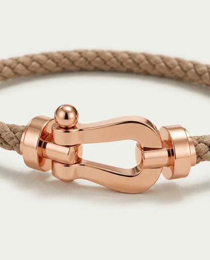 Davos Bracelet Light Brown / Rose Gold