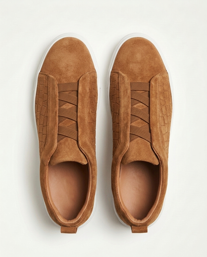 Croco St. Moritz Trainer 2.0 - Cognac