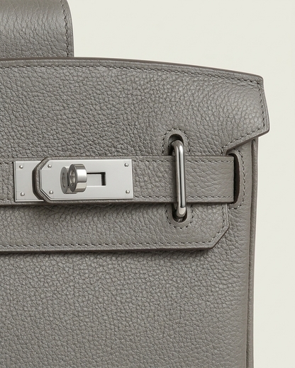 Madrid Leather Crossbody - Grey