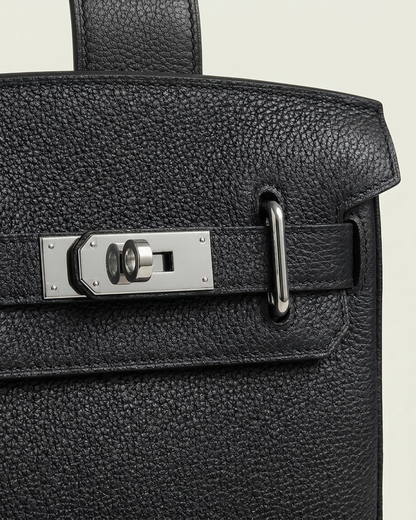 Madrid Leather Crossbody - Black