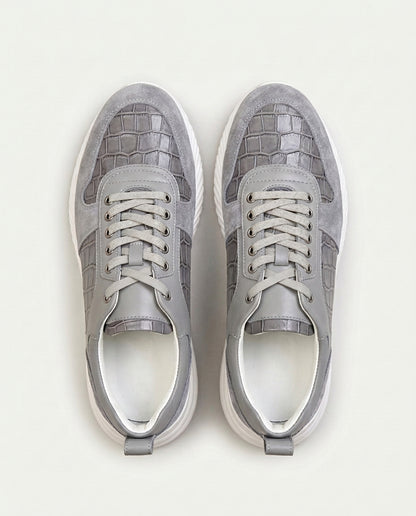 Croco Milano Sneaker - Grey