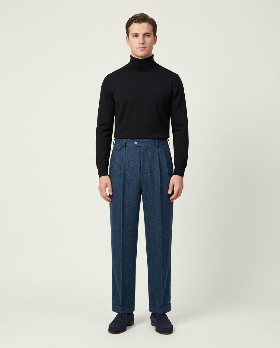 Montecarlo Trousers - Navy Blue