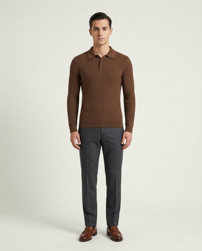 Berlin Classic Polo - Brown