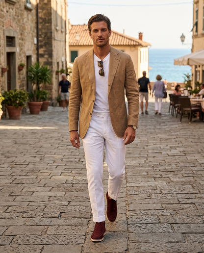 Monaco High Top Loafer - Burgundy