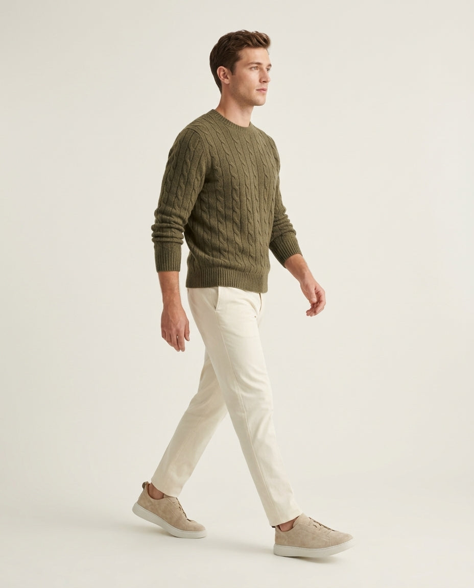 St. Moritz Slip-On Trainer – Sand