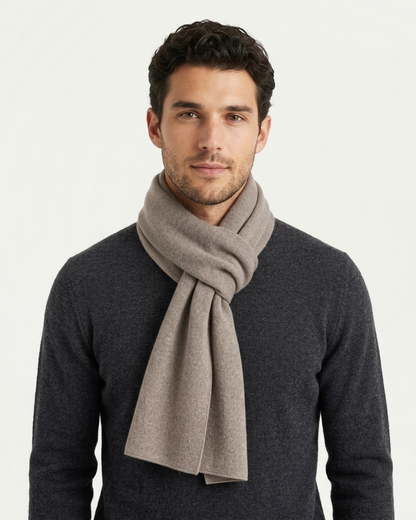Lugano Cashmere Scarf - Taupe