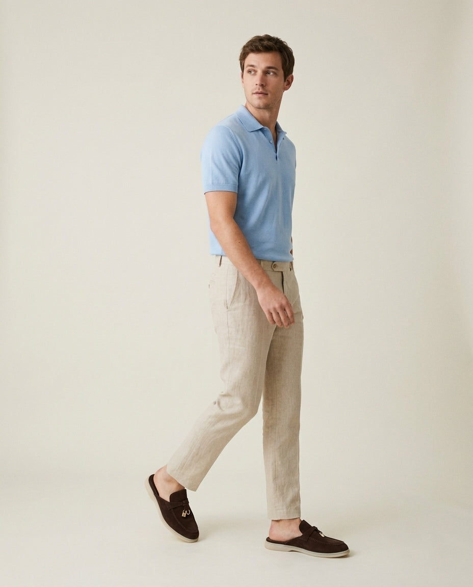Brown Suède Mediterranean Mule