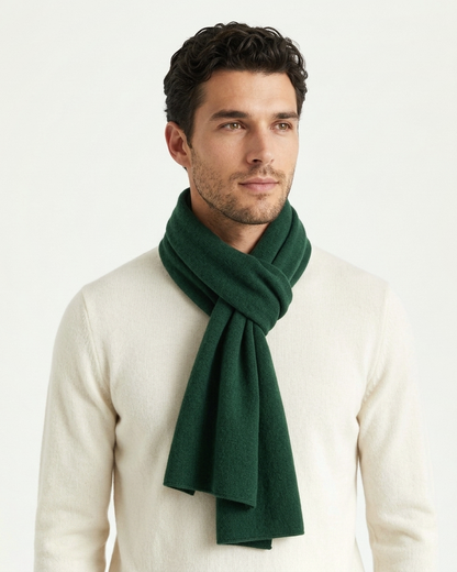 Lugano Cashmere Scarf - Green