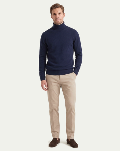 Pisa Wool Turtleneck - Navy