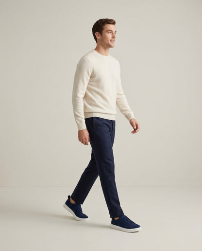 St. Moritz Slip-On Trainer – Navy Blue