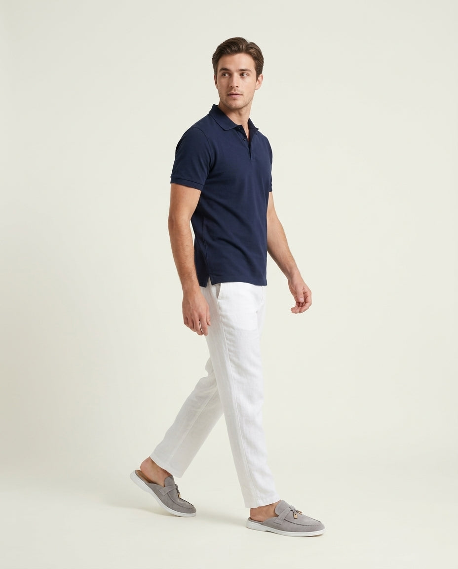 Light Grey Suède Mediterranean Mule