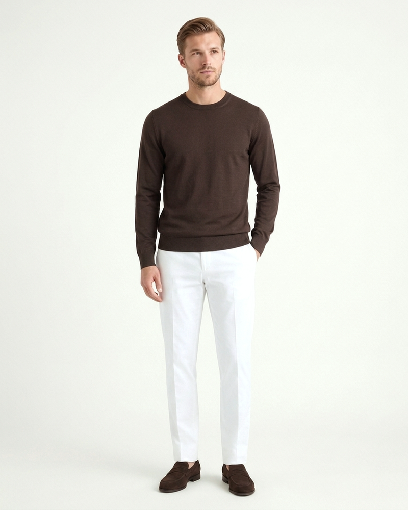 Florence Wool Knit - Chocolate