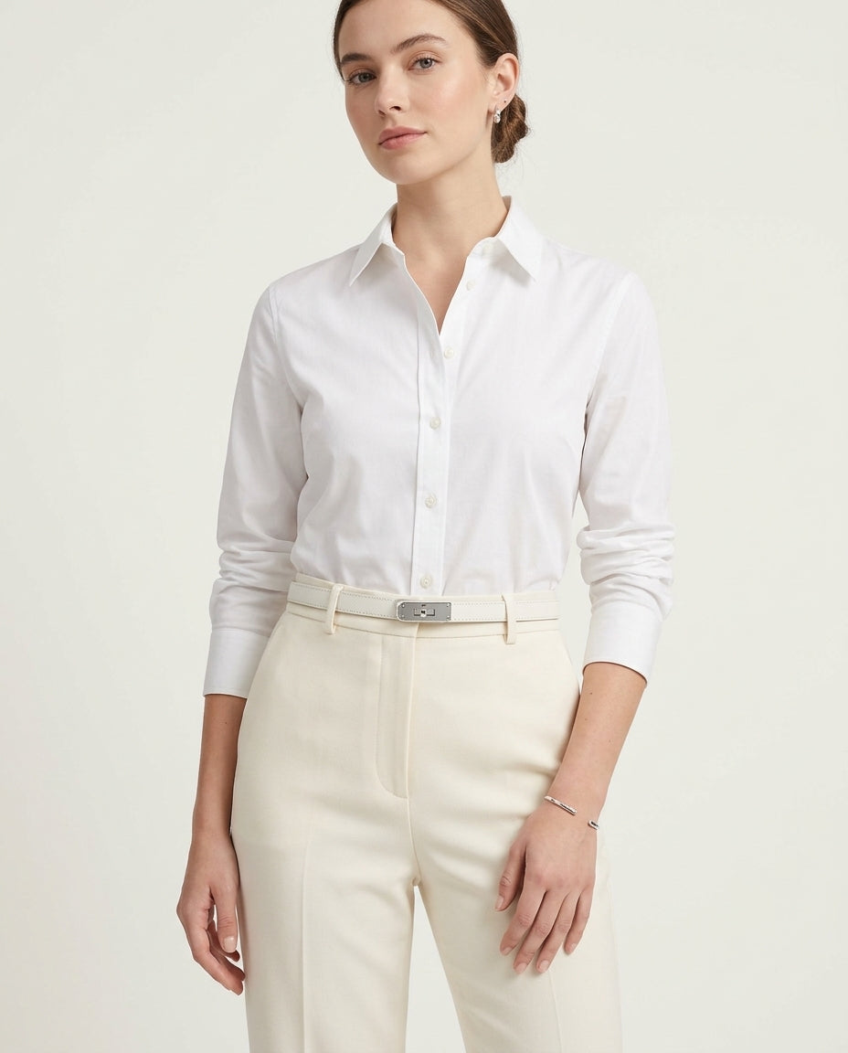 Vintage Belt - White