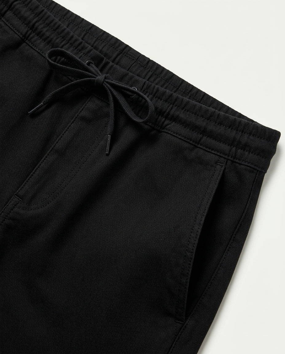 Linen Trousers Black