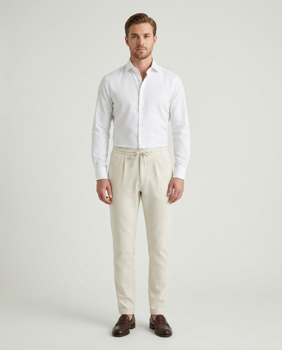 Linen Trousers White