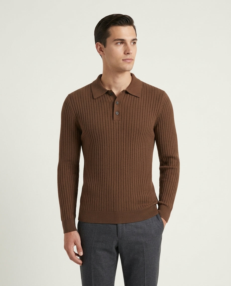 Berlin Classic Polo - Brown