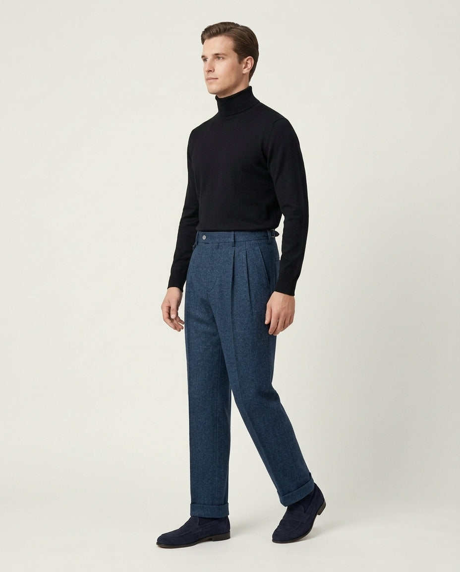 Montecarlo Trousers - Navy Blue