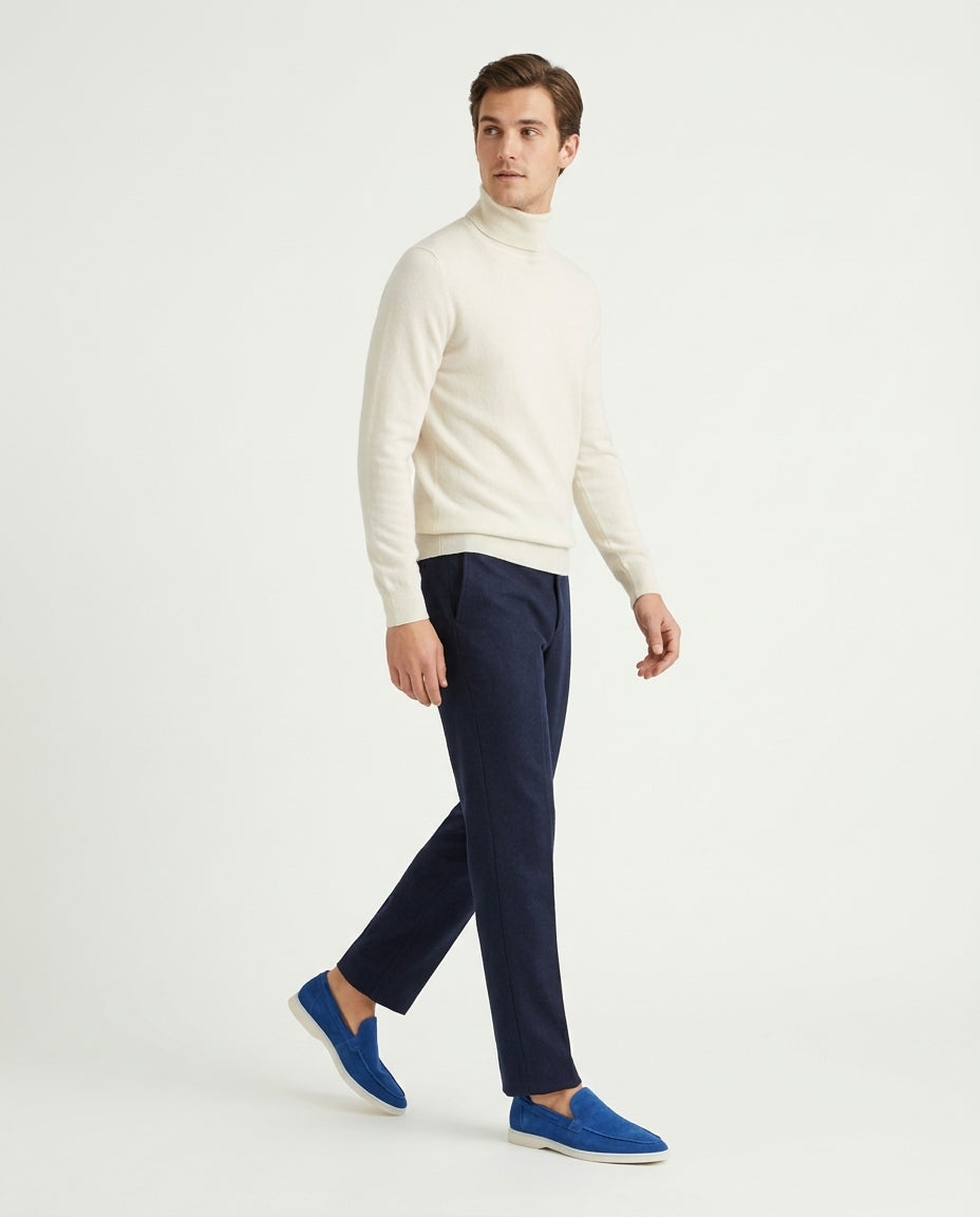 Classic Suède Loafer Berry Blue