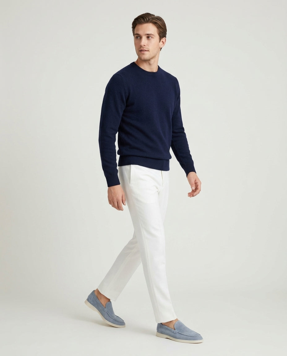 Classic Suède Loafer Baby Blue