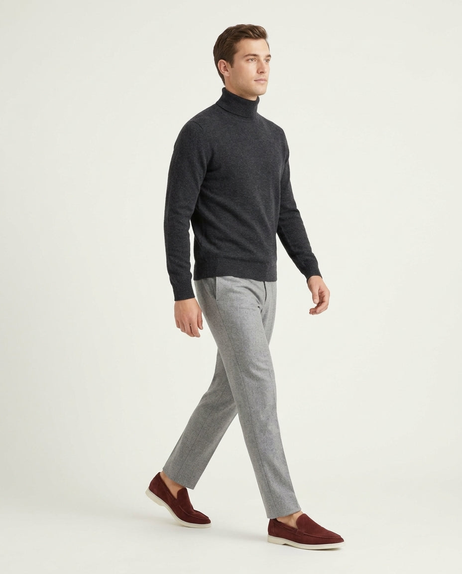 Classic Suède Loafer Bordeaux