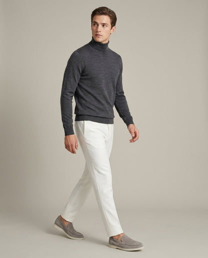 Classic Suède Loafer Light Grey