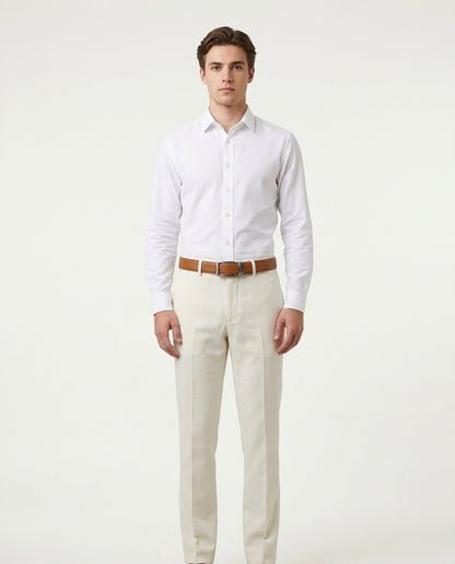 Aurea Hole-Free Belt - Cognac