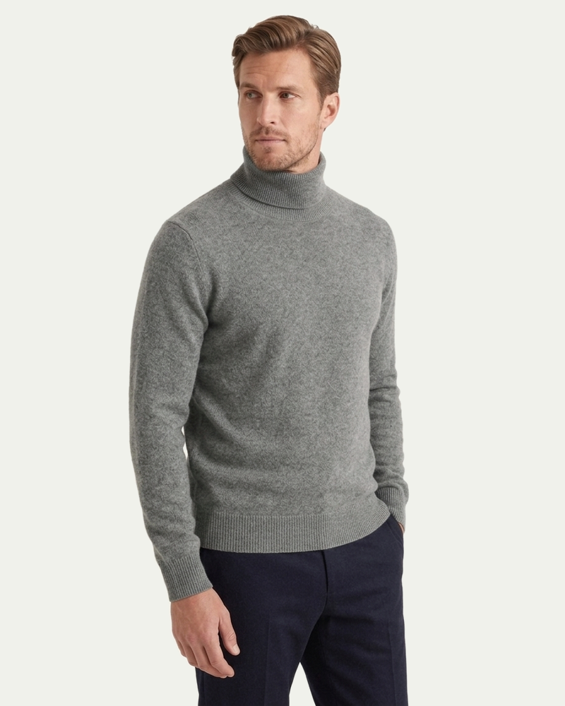 Pisa Wool Turtleneck - Grey
