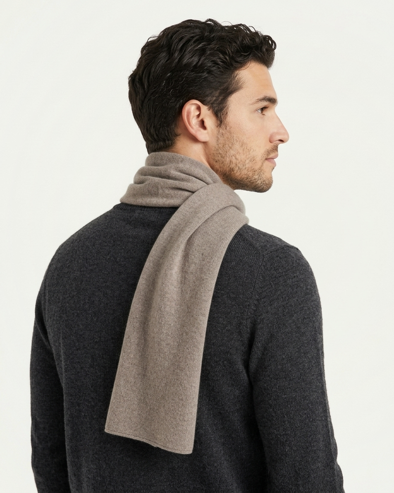 Lugano Cashmere Scarf - Taupe