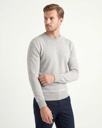 Florence Wool Knit - Light Grey