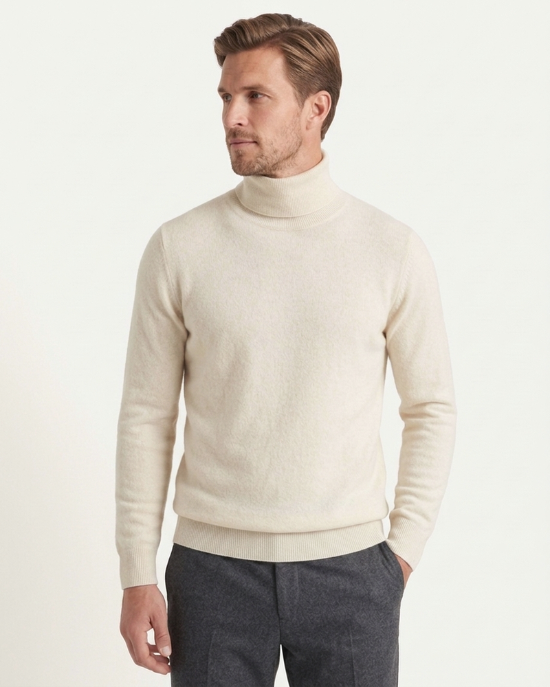 Pisa Wool Turtleneck - Ivory