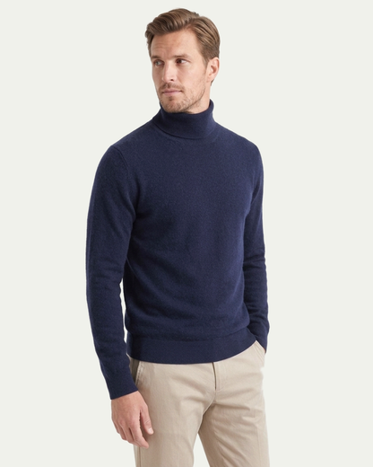 Pisa Wool Turtleneck - Navy