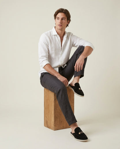 Black Suède Mediterranean Mule
