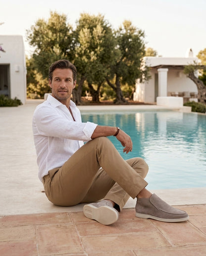 Monaco High Top Loafer - Taupe