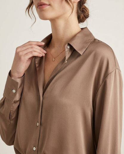 Prague Classic Shirt - Sandy Brown